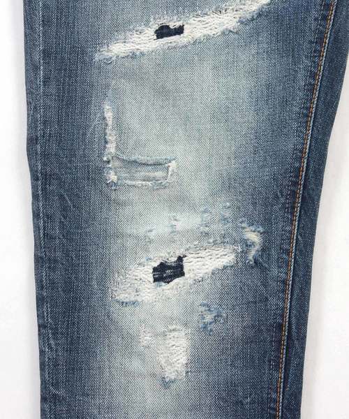 Nudie Jeans(ヌーディージーンズ)の「【Nudie Jeans】Grim Tim/ Devid Replica / クラッシュデニムパンツ/112375(デニムパンツ・メンズ・ブルー・30/29)」の20枚目の写真