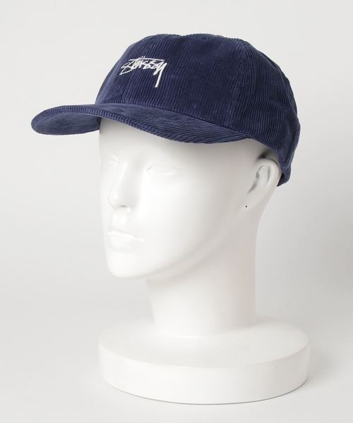 STUSSY（ステューシー）の「STUSSY / ステューシー CORDUROY LOW PRO CAP（キャップ・メンズ・ブラック/ブルー/オレンジ系その他・FREE）」の3枚目の写真