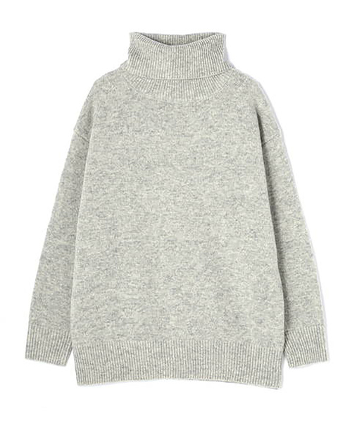 N.（N. Natural Beauty Basic）（エヌエヌナチュラルビューティーベーシック）の「◆ラムウールタートルニット（ニット/セーター・レディース・ホワイト/ベージュ/グレー/ピンク/イエロー・MEDIUM）」の6枚目の写真