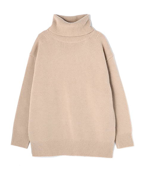 N.（N. Natural Beauty Basic）（エヌエヌナチュラルビューティーベーシック）の「◆ラムウールタートルニット（ニット/セーター・レディース・ホワイト/ベージュ/グレー/ピンク/イエロー・MEDIUM）」の10枚目の写真