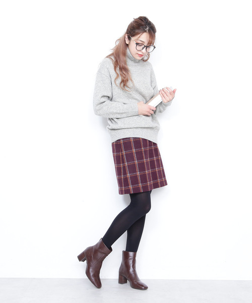 N.（N. Natural Beauty Basic）（エヌエヌナチュラルビューティーベーシック）の「◆ラムウールタートルニット（ニット/セーター・レディース・ホワイト/ベージュ/グレー/ピンク/イエロー・MEDIUM）」の17枚目の写真