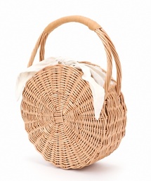 Casselini | リボンサークルカゴバッグ(かごバッグ)