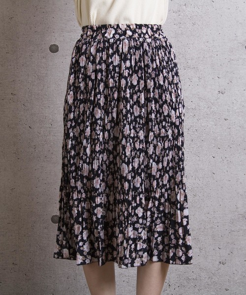 LUGG NAGG(ラグナグ)の「【Jewelobe/ ジュエローブ】 リトルフラワープリーツスカート(スカート・レディース・ブラック/ベージュ/グレー/オフホワイト・FREE)」の5枚目の写真