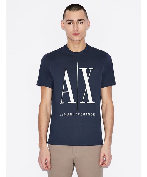 ARMANI EXCHANGE（アルマーニエクスチェンジ）の「【A|X アルマーニ エクスチェンジ】ICON 半袖Tシャツ/REGULAR（Tシャツ/カットソー・メンズ・ホワイト/ブラック/レッド/カーキ/ライトグリーン/グレー系その他/ライトピンク/ネイビー/ライトブルー/イエロー/ブラック系1/オレンジ/ホワイト×ブルー/チェリーレッド/ホワイト系1・SMALL/MEDIUM/LARGE/X-LARGE/X-SMALL）」の10枚目の写真