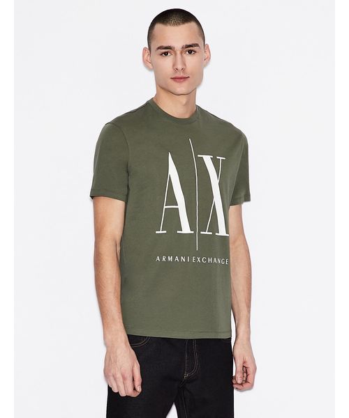 ARMANI EXCHANGE（アルマーニエクスチェンジ）の「【A|X アルマーニ エクスチェンジ】ICON 半袖Tシャツ/REGULAR（Tシャツ/カットソー・メンズ・ホワイト/ブラック/レッド/カーキ/ライトグリーン/グレー系その他/ライトピンク/ネイビー/ライトブルー/イエロー/ブラック系1/オレンジ/ホワイト×ブルー/チェリーレッド/ホワイト系1・SMALL/MEDIUM/LARGE/X-LARGE/X-SMALL）」の7枚目の写真
