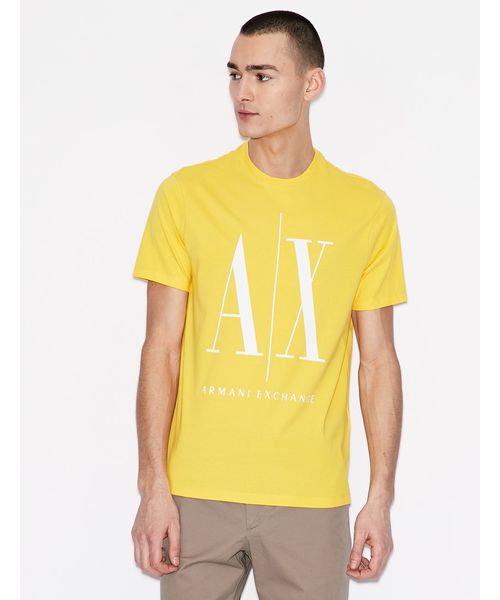 ARMANI EXCHANGE（アルマーニエクスチェンジ）の「【A|X アルマーニ エクスチェンジ】ICON 半袖Tシャツ/REGULAR（Tシャツ/カットソー・メンズ・ホワイト/ブラック/レッド/カーキ/ライトグリーン/グレー系その他/ライトピンク/ネイビー/ライトブルー/イエロー/ブラック系1/オレンジ/ホワイト×ブルー/チェリーレッド/ホワイト系1・SMALL/MEDIUM/LARGE/X-LARGE/X-SMALL）」の11枚目の写真