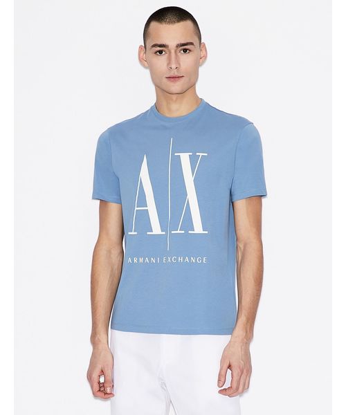 ARMANI EXCHANGE（アルマーニエクスチェンジ）の「【A|X アルマーニ エクスチェンジ】ICON 半袖Tシャツ/REGULAR（Tシャツ/カットソー・メンズ・ホワイト/ブラック/レッド/カーキ/ライトグリーン/グレー系その他/ライトピンク/ネイビー/ライトブルー/イエロー/ブラック系1/オレンジ/ホワイト×ブルー/チェリーレッド/ホワイト系1・SMALL/MEDIUM/LARGE/X-LARGE/X-SMALL）」の9枚目の写真