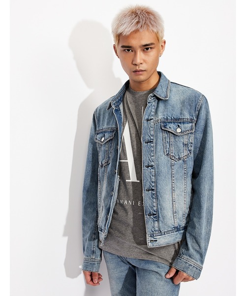 ARMANI EXCHANGE（アルマーニエクスチェンジ）の「【A|X アルマーニ エクスチェンジ】ICON 半袖Tシャツ/REGULAR（Tシャツ/カットソー・メンズ・ホワイト/ブラック/レッド/カーキ/ライトグリーン/グレー系その他/ライトピンク/ネイビー/ライトブルー/イエロー/ブラック系1/オレンジ/ホワイト×ブルー/チェリーレッド/ホワイト系1・SMALL/MEDIUM/LARGE/X-LARGE/X-SMALL）」の22枚目の写真