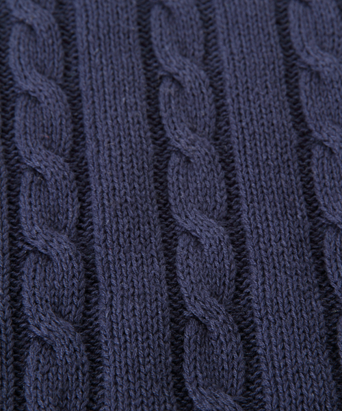 BEAMS PLUS(ビームスプラス)の「○BEAMS PLUS / ケーブルニットベスト 14S/S(ベスト・メンズ・オフホワイト/ネイビー・LARGE/SMALL/X-LARGE/MEDIUM)」の8枚目の写真