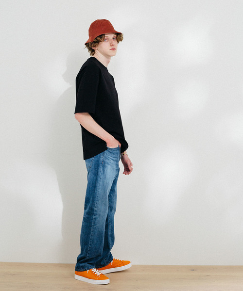 PUBLIC TOKYO（パブリックトウキョウ）の「軽撥水ナイロンキャンバススニーカー（スニーカー・メンズ・ブラック/ベージュ/オレンジ・1/2/3）」の8枚目の写真