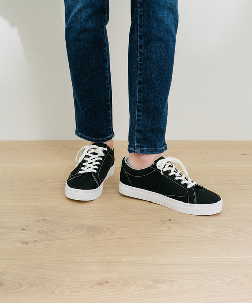 PUBLIC TOKYO（パブリックトウキョウ）の「軽撥水ナイロンキャンバススニーカー（スニーカー・メンズ・ブラック/ベージュ/オレンジ・1/2/3）」の9枚目の写真