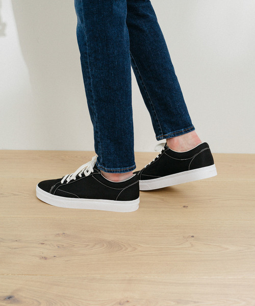 PUBLIC TOKYO（パブリックトウキョウ）の「軽撥水ナイロンキャンバススニーカー（スニーカー・メンズ・ブラック/ベージュ/オレンジ・1/2/3）」の12枚目の写真