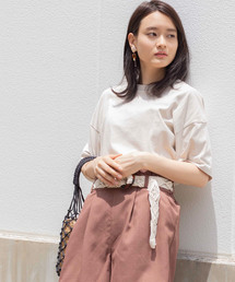 WEGO | WEGO/USAコットンUネックTシャツ(Tシャツ/カットソー)