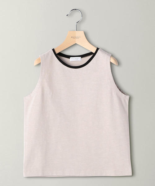 BEAUTY&YOUTH UNITED ARROWS（ビューティーアンドユースユナイテッドアローズ）の「BY スラブコットンコンパクトノースリーブカットソー о（Tシャツ/カットソー・レディース・ブラック/オリーブ/ナチュラル・FREE）」の19枚目の写真