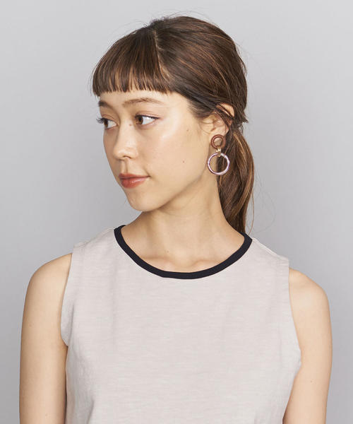 BEAUTY&YOUTH UNITED ARROWS（ビューティーアンドユースユナイテッドアローズ）の「BY スラブコットンコンパクトノースリーブカットソー о（Tシャツ/カットソー・レディース・ブラック/オリーブ/ナチュラル・FREE）」の11枚目の写真