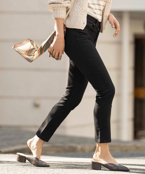 KOBE LETTUCE（コウベレタス）の「シガレットストレートカラーパンツ（その他パンツ・レディース・グレー/オフホワイト/ブラック/ネイビー/ベージュ/ブルー系その他・L/S/M/LL）」の11枚目の写真