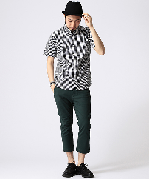 BEAMS（ビームス）の「○BEAMS / ベーシック ギンガムチェック シャツ（シャツ/ブラウス・メンズ・ブラック/ブルー/カラフル・MEDIUM/SMALL/X-LARGE/LARGE）」の4枚目の写真