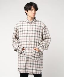 【ビッグシルエット】フランネル BIG LONG SHIRT 2