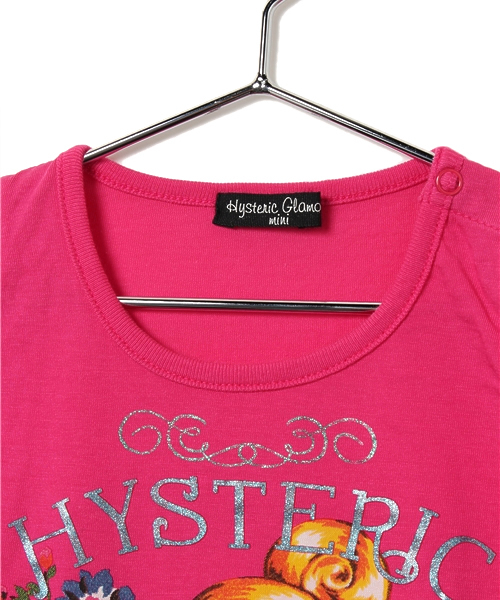 HYSTERIC MINI（ヒステリックミニ）の「BABY Dreamy sweet rose フレアスリーブチュニック（タンクトップ・キッズ・ライトグリーン/ピンク/ブラック・80/90）」の10枚目の写真