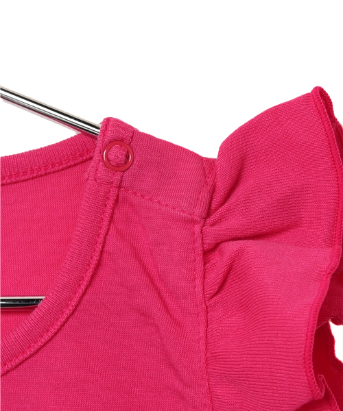 HYSTERIC MINI（ヒステリックミニ）の「BABY Dreamy sweet rose フレアスリーブチュニック（タンクトップ・キッズ・ライトグリーン/ピンク/ブラック・80/90）」の7枚目の写真