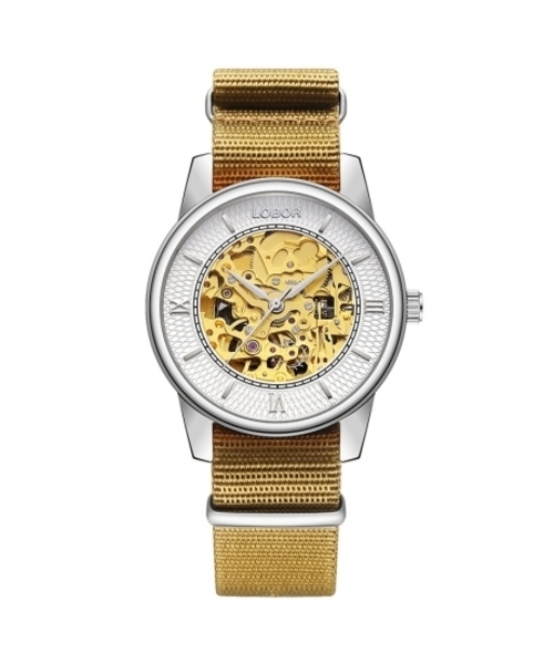 LOBOR（ロバー）の「LOBOR ロバー DYNASTY CONSTANTINE NATO 35mm ダイナスティー ナトー 腕時計（アナログ腕時計・レディース・ブラック/ブラウン/グリーン・FREE）」の3枚目の写真