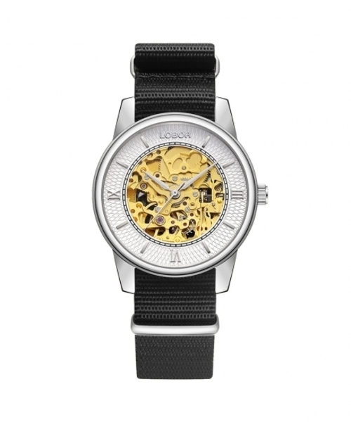 LOBOR（ロバー）の「LOBOR ロバー DYNASTY CONSTANTINE NATO 35mm ダイナスティー ナトー 腕時計（アナログ腕時計・レディース・ブラック/ブラウン/グリーン・FREE）」の2枚目の写真