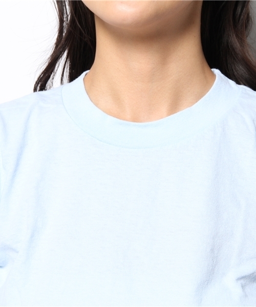 Kastane（カスタネ）の「【Kastane】USAミリタリーTEE（Tシャツ/カットソー・レディース・オフホワイト/サックスブルー/ピンク・FREE）」の5枚目の写真