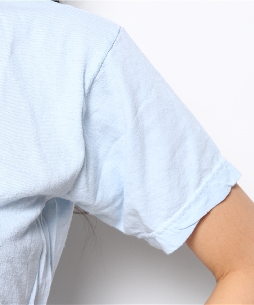 Kastane（カスタネ）の「【Kastane】USAミリタリーTEE（Tシャツ/カットソー・レディース・オフホワイト/サックスブルー/ピンク・FREE）」の4枚目の写真