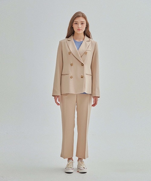 manavis7(マナビスセブン)の「【MANAVIS7 】セットアップ スラックス(スラックス・レディース・ベージュ/ダークブルー/ブラック・SMALL/MEDIUM/LARGE)」の14枚目の写真