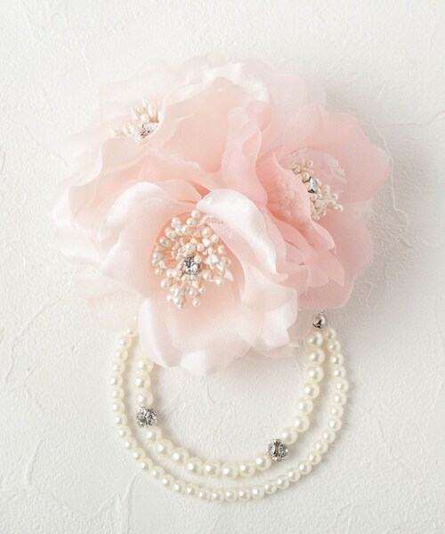 SHOO・LA・RUE（シューラルー）の「【入卒/セレモニー】ゴージャスコサージュ（ブローチ/コサージュ・レディース・オフホワイト/ライトベージュ/ピンク系/ピンク系5/ホワイト系3/ベージュ系その他3/ネイビー系1/ホワイト系4/ピンク系6/ベージュ系その他4・00）」の10枚目の写真