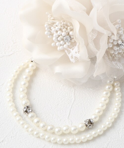 SHOO・LA・RUE（シューラルー）の「【入卒/セレモニー】ゴージャスコサージュ（ブローチ/コサージュ・レディース・オフホワイト/ライトベージュ/ピンク系/ピンク系5/ホワイト系3/ベージュ系その他3/ネイビー系1/ホワイト系4/ピンク系6/ベージュ系その他4・00）」の13枚目の写真