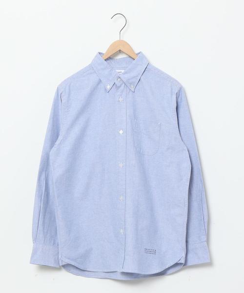 coen（コーエン）の「オックスフォードボタンダウン長袖シャツ（シャツ/ブラウス・メンズ・ホワイト/ネイビー・LARGE/X-LARGE/MEDIUM/SMALL）」の6枚目の写真