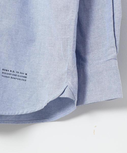 coen（コーエン）の「オックスフォードボタンダウン長袖シャツ（シャツ/ブラウス・メンズ・ホワイト/ネイビー・LARGE/X-LARGE/MEDIUM/SMALL）」の14枚目の写真