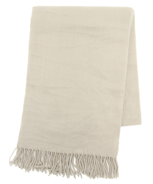 Ray BEAMS（レイビームス）の「Ray BEAMS / ムジ ストール（マフラー・レディース・オフホワイト/ライトグレー/レッド系その他/ネイビー・ONE SIZE）」の3枚目の写真