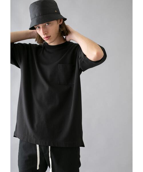 MONKEY TIME（モンキータイム）の「＜monkey time＞ TC/PONTI 1POC TEE/Tシャツ（Tシャツ/カットソー・メンズ・ブラック/ベージュ/ケリー/ホワイト/ライトピンク・S/XL/M/L）」の20枚目の写真