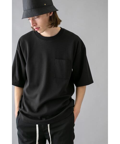 MONKEY TIME（モンキータイム）の「＜monkey time＞ TC/PONTI 1POC TEE/Tシャツ（Tシャツ/カットソー・メンズ・ブラック/ベージュ/ケリー/ホワイト/ライトピンク・S/XL/M/L）」の19枚目の写真