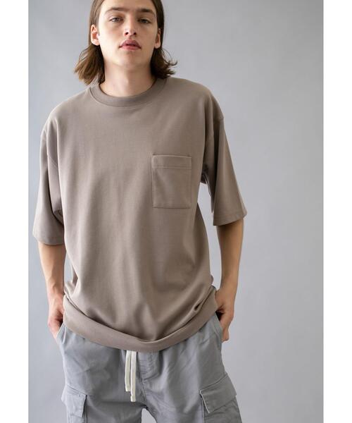 MONKEY TIME（モンキータイム）の「＜monkey time＞ TC/PONTI 1POC TEE/Tシャツ（Tシャツ/カットソー・メンズ・ブラック/ベージュ/ケリー/ホワイト/ライトピンク・S/XL/M/L）」の14枚目の写真