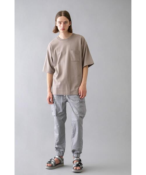 MONKEY TIME（モンキータイム）の「＜monkey time＞ TC/PONTI 1POC TEE/Tシャツ（Tシャツ/カットソー・メンズ・ブラック/ベージュ/ケリー/ホワイト/ライトピンク・S/XL/M/L）」の13枚目の写真