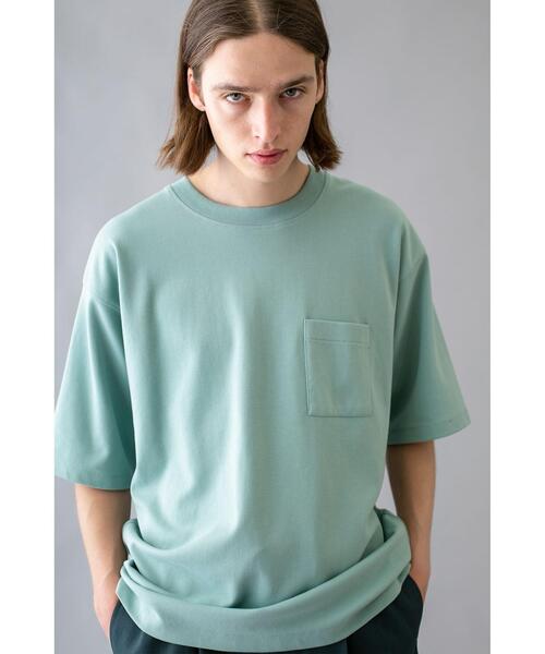 MONKEY TIME（モンキータイム）の「＜monkey time＞ TC/PONTI 1POC TEE/Tシャツ（Tシャツ/カットソー・メンズ・ブラック/ベージュ/ケリー/ホワイト/ライトピンク・S/XL/M/L）」の11枚目の写真