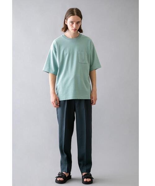 MONKEY TIME（モンキータイム）の「＜monkey time＞ TC/PONTI 1POC TEE/Tシャツ（Tシャツ/カットソー・メンズ・ブラック/ベージュ/ケリー/ホワイト/ライトピンク・S/XL/M/L）」の8枚目の写真