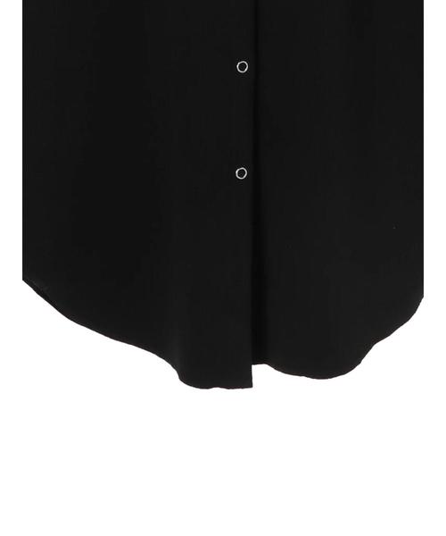 AMERICAN HOLIC（アメリカンホリック）の「ラウンドヘムリブフロントボタンカーディガン　＊（カーディガン/ボレロ・レディース・チャコールグレー/ライトグレー/ブラック/ベージュ・M/L）」の17枚目の写真