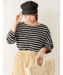 fifth | オーバーサイズボーダーロンＴ(Tシャツ/カットソー)