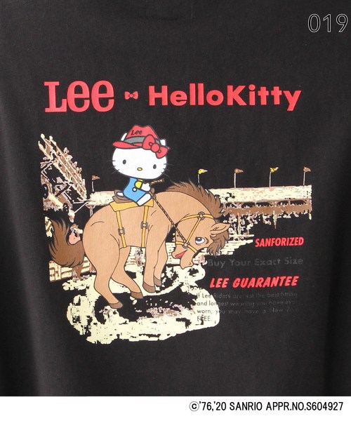 ハローキティコラボ（ハローキティコラボ）の「Lee(R)×Kitty バックプリントTシャツ（Tシャツ/カットソー・レディース・ブラック/ベージュ/アイボリー・02/03）」の14枚目の写真