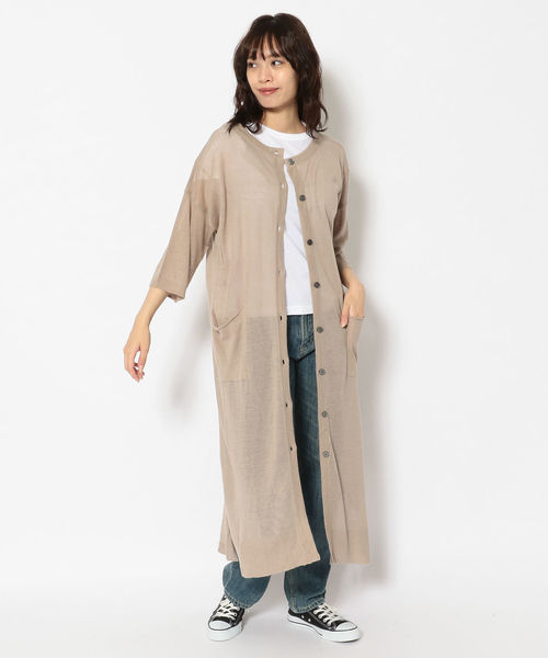 セール Mao Made マオメイド 54 2 ラミーブレンドロングカーディガン カーディガン ボレロ Mao Made マオメイド のファッション通販 Zozotown