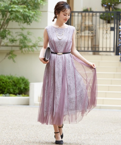 初売り セール ヴィンテージ風配色レースチュールレイヤードワンピースドレス ドレス Dorry Doll ドリードール のファッション 国際格安配送 Dev Myvalleynews Com