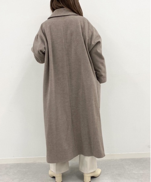 apres jour mignon（アプレジュールミニョン）の「ガウンコート【ZOZOTOWN限定アイテム】★20AW（チェスターコート・レディース・ダークブラウン/モカ/ブラウン系その他・フリー）」の20枚目の写真