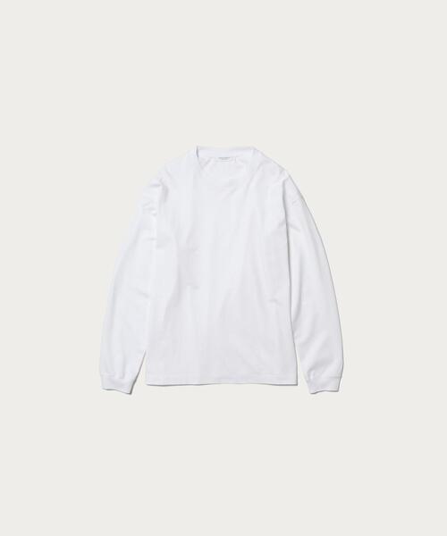 BEAUTY&YOUTH UNITED ARROWS（ビューティーアンドユースユナイテッドアローズ）の「BY ハイゲージ コットン ワイドフォルム Tシャツ（Tシャツ/カットソー・メンズ・ホワイト/ベージュ/ワインレッド/オリーブ/ネイビー・S/M/L/XL/XXL）」の8枚目の写真