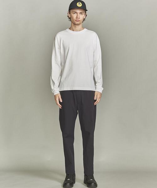 BEAUTY&YOUTH UNITED ARROWS（ビューティーアンドユースユナイテッドアローズ）の「BY ハイゲージ コットン ワイドフォルム Tシャツ（Tシャツ/カットソー・メンズ・ホワイト/ベージュ/ワインレッド/オリーブ/ネイビー・S/M/L/XL/XXL）」の14枚目の写真