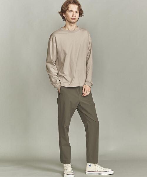 BEAUTY&YOUTH UNITED ARROWS（ビューティーアンドユースユナイテッドアローズ）の「BY ハイゲージ コットン ワイドフォルム Tシャツ（Tシャツ/カットソー・メンズ・ホワイト/ベージュ/ワインレッド/オリーブ/ネイビー・S/M/L/XL/XXL）」の19枚目の写真