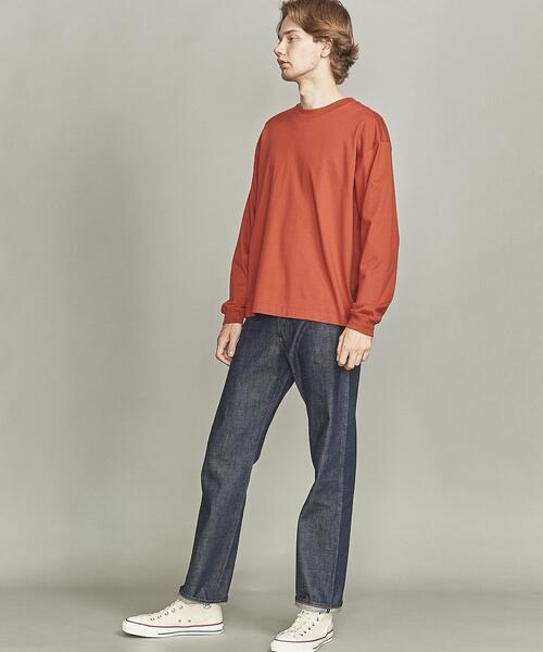 BEAUTY&YOUTH UNITED ARROWS（ビューティーアンドユースユナイテッドアローズ）の「BY ハイゲージ コットン ワイドフォルム Tシャツ（Tシャツ/カットソー・メンズ・ホワイト/ベージュ/ワインレッド/オリーブ/ネイビー・S/M/L/XL/XXL）」の22枚目の写真